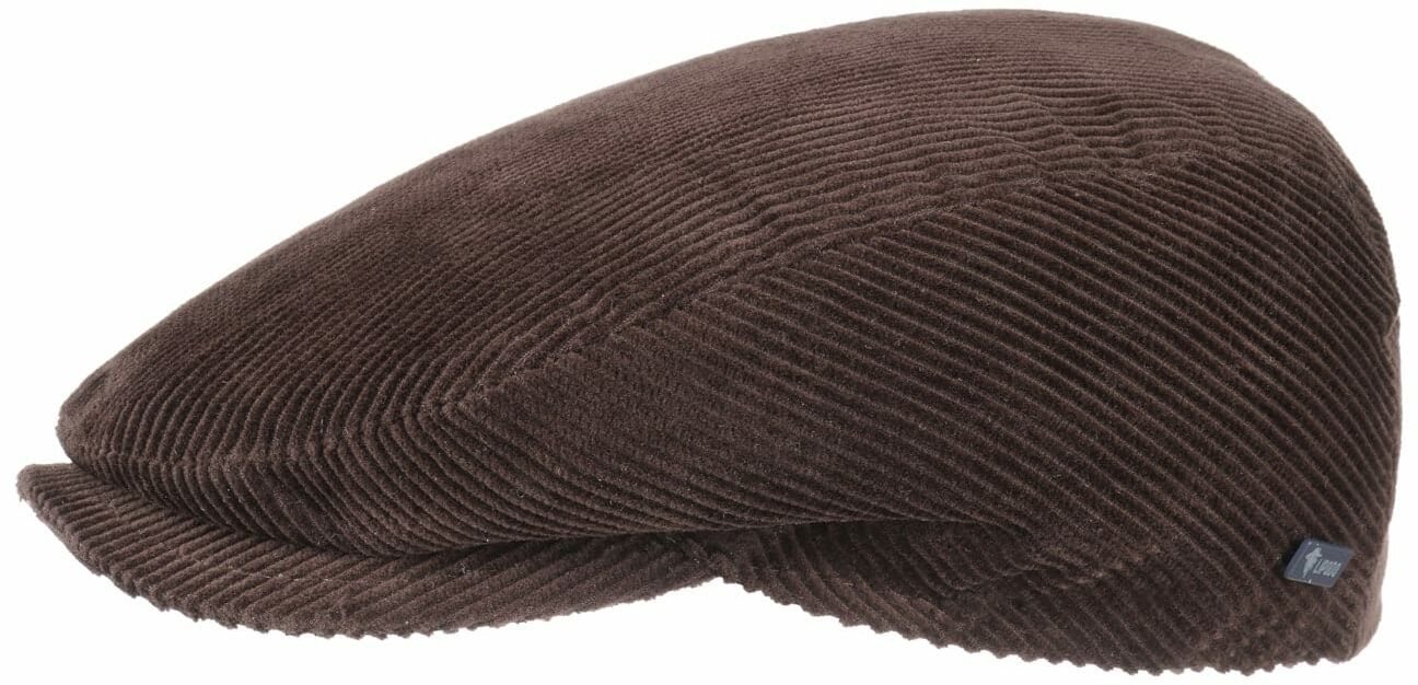 Płaski Kaszkiet Cordial by Lipodo, brązowy, XXL (62-63 cm)