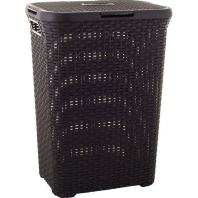 Curver Kosz na pranie Style, ciemnobrązowy, 60 l (CUR-189206)