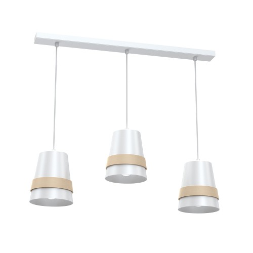 Milagro Venezia lampa wisząca 3-punktowa biała MLP5438 MLP5438