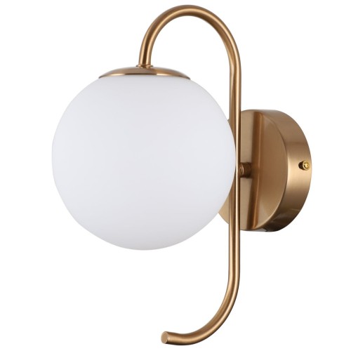 Zdjęcia - Żyrandol / lampa Italux Kinkiet w stylo modern glamour, do sypialni WL-5500-1-HBR z serii GELA (｡◕ 