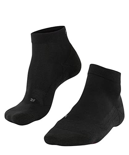 FALKE Damskie skarpety golfowe GO2 Short z bawełny, 1 opakowanie, czarne (Black 3000), 37-38