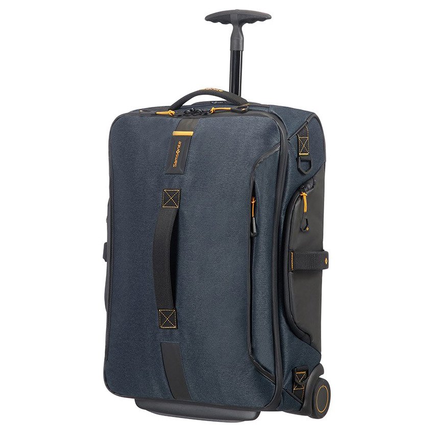 Mała torba podróżna na kółkach Samsonite Paradiver Light Duffle - jeans blue