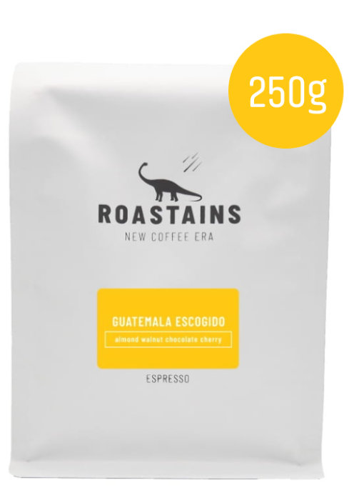 ROASTAINS Kawa ziarnista Roastains Gwatemala Escogido 250g