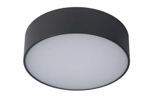 Lucide ROXANE Antracyt śr. 25cm. LED 10W 2700K IP54 Plafon łazienkowy okrągły 27815/10/29 27815/10/29