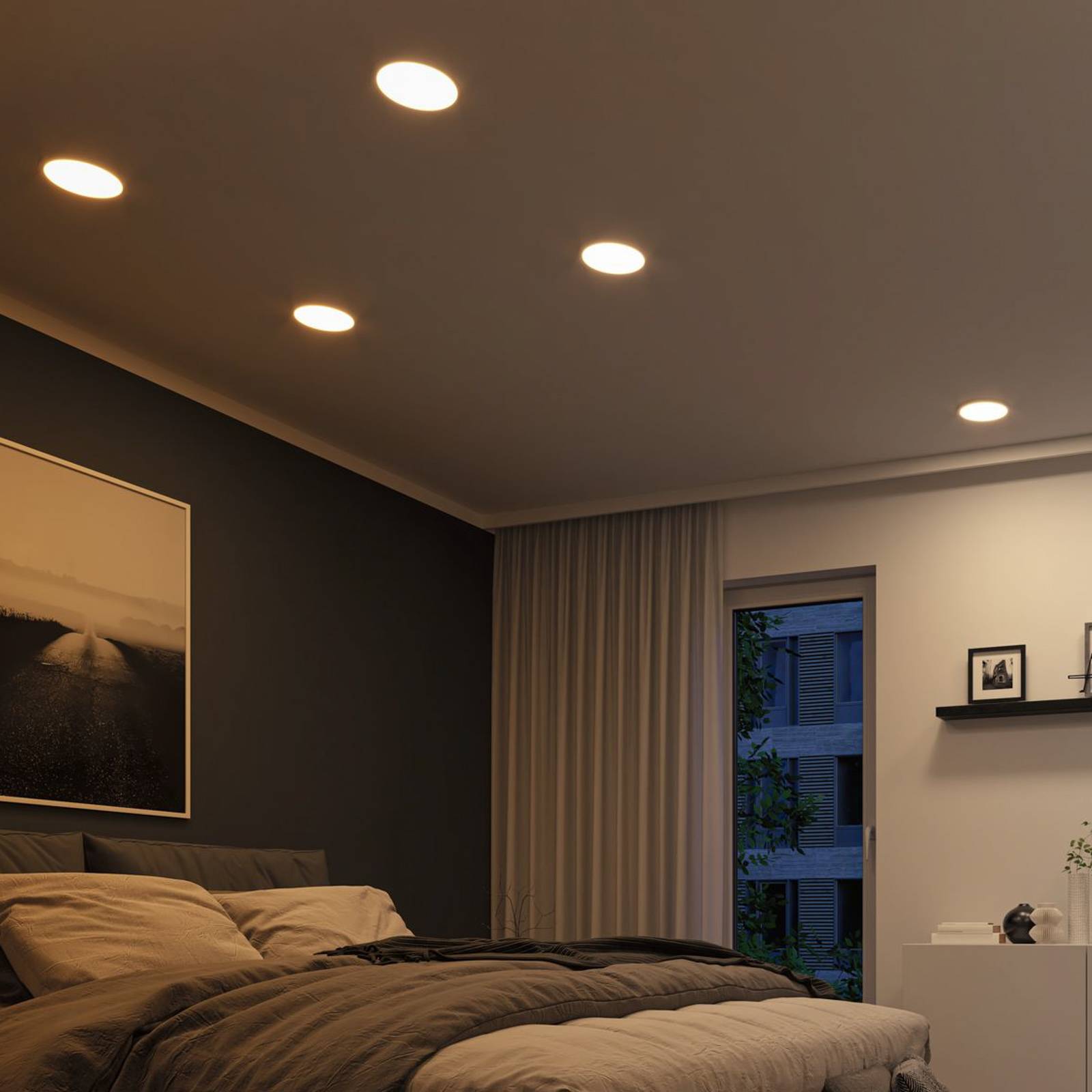 Paulmann panel LED Aero dimtowarm biały 17,5cm