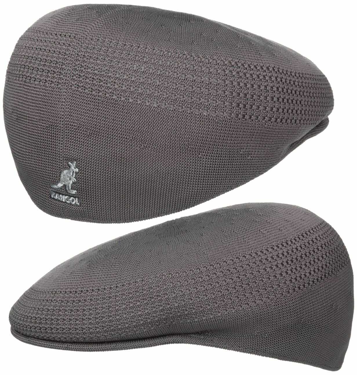 Płaski Kaszkiet 504 Tropic Ventair by Kangol, antracytowy, XL (60-61 cm)