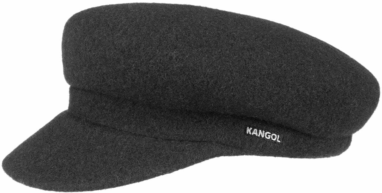 Czapka Newsboy Wool Enfield by Kangol, czarny, XL (60-61 cm)