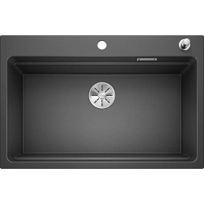 Blanco ETAGON 8 Silgranit PuraDur Antracyt, korek auto., (525177)