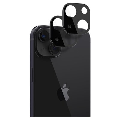 Spigen SZKŁO HARTOWANE OPTIK.TR CAMERA LENS 2-PACK BLACK DO - IPHONE 13 / 13 MINI AGL03395