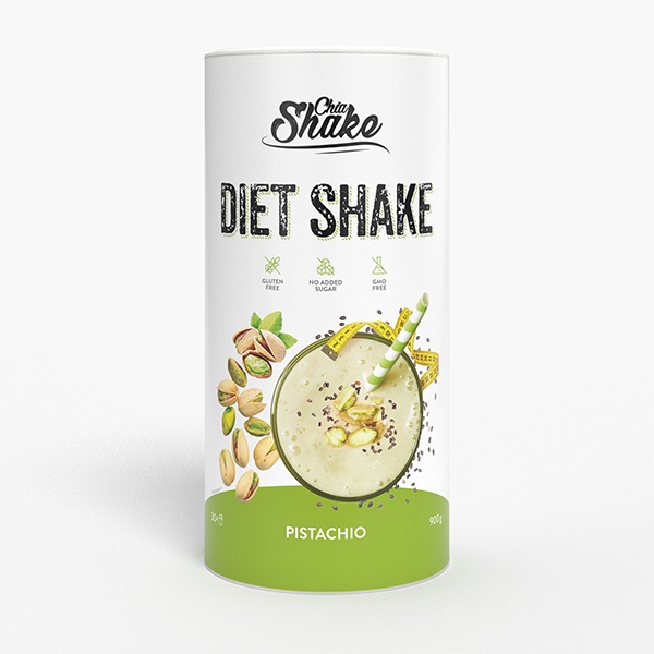 'Chia Shake duży koktajl odchudzający pistacja 900g 30 posiłków'