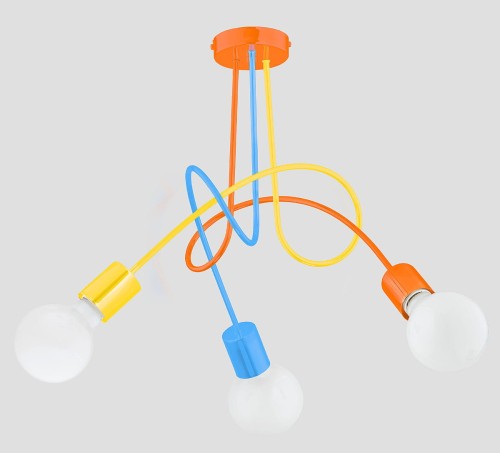 Alfa Lampa wisząca Tango multikolor 3 x E27