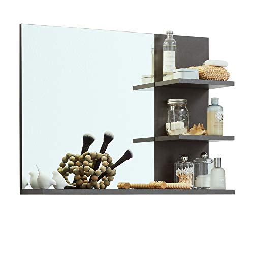 trendteam smart living Lustro łazienkowe ścienne Indy, 72 x 57 x 20 cm, z dodatkową półką