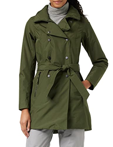 Helly-Hansen Helly Hansen Damski W Welsey II trencz izolowana wodoodporna wiatroszczelna oddychająca kurtka, użytkowy zielony, L 53314