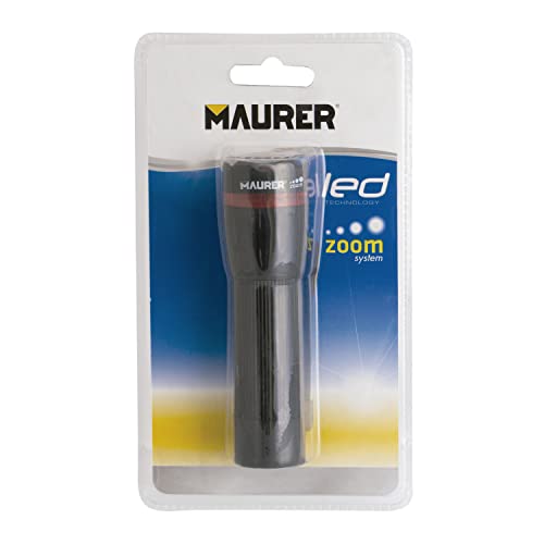 Maurer Latarka LED 50 lumenów, zoom 3 AAA z tworzywa sztucznego
