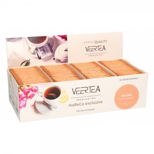 VEERTEA Czerwona herbata Veertea Pu-erh & Lemon 100x2g 9346-uniw