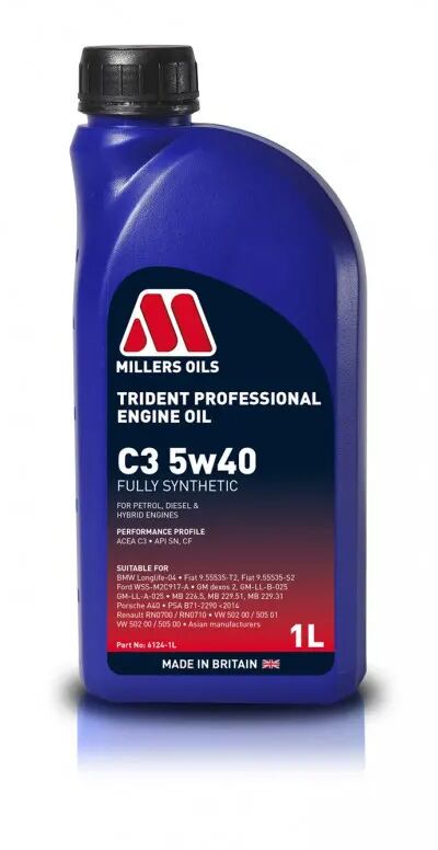 MILLERS OILS TRIDENT PROFESSIONAL 5w40 1L