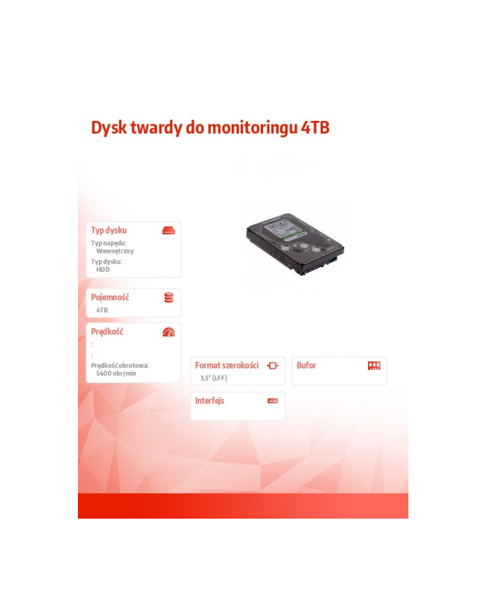 axis Dysk twardy do monitoringu 4TB 01858-001