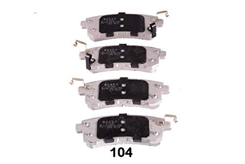 JAPANPARTS Zestaw klocków hamulcowych, hamulce tarczowe PP-104AF PP-104AF