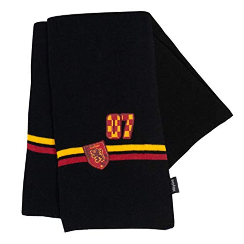 Popgear Popgear Szalik dla chłopców na zimną pogodę, czarny, jeden rozmiar Harry Potter