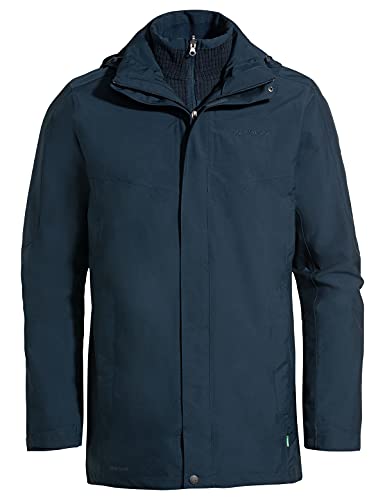 VAUDE Męska kurtka męska Idris 3 w 1 parka III podwójna niebieski Dark Sea XL