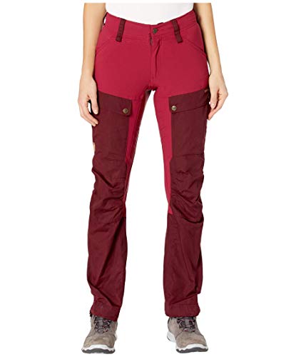 Fjallraven FJALLRAVEN Spodnie damskie Keb Trousers Curved W wielokolorowa Ciemnoszary/śliwka 36 F89852-Dark Garnet-Plum-36