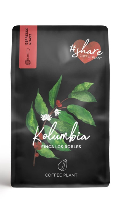 Coffee Plant Kawa ziarnista Kolumbia Finca Los Robles 250g 9483-uniw