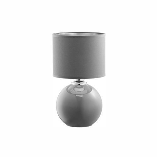 TK Lighting Lampa stołowa Palla szaro-srebrna E27