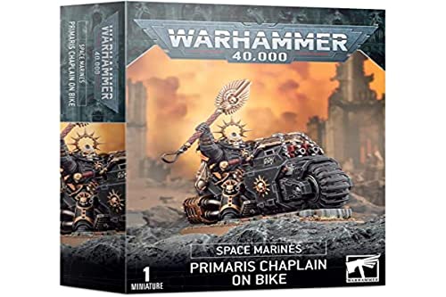 Games Workshop Space Marines: Primaris Chaplain On Bike (99120101273) 48-31