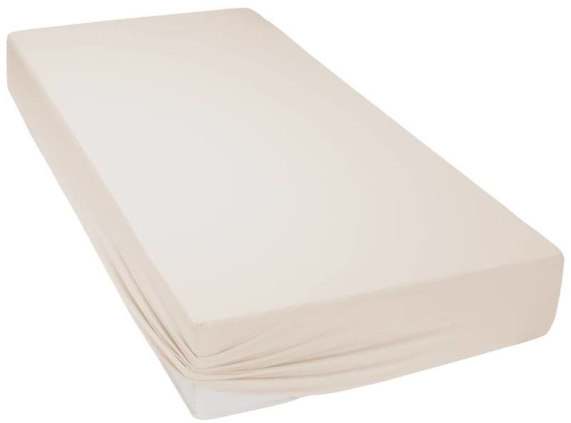 Curt Bauer Prześcieradło jersey ze ściągaczem UNI Creme