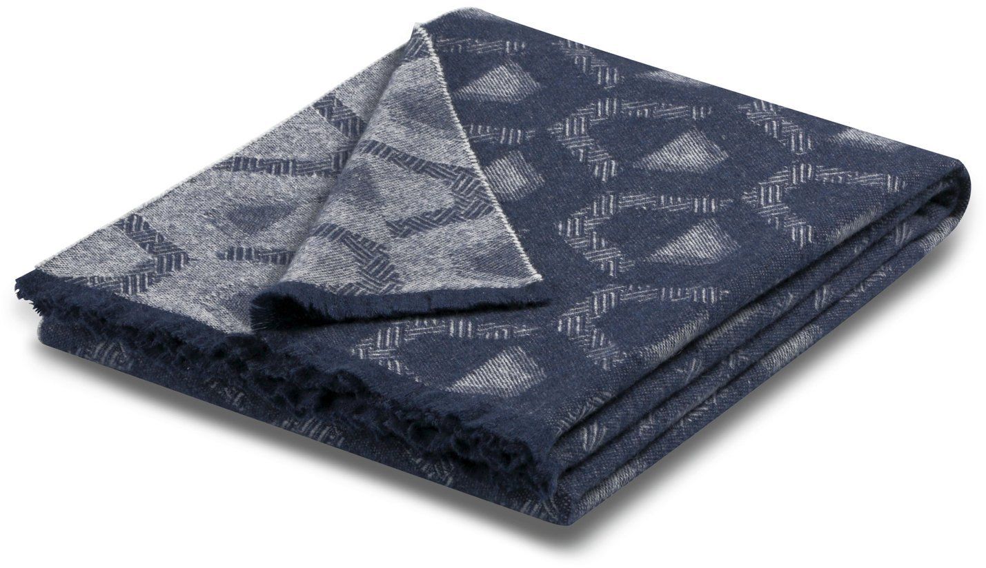 Biederlack Pled Shadow Blue