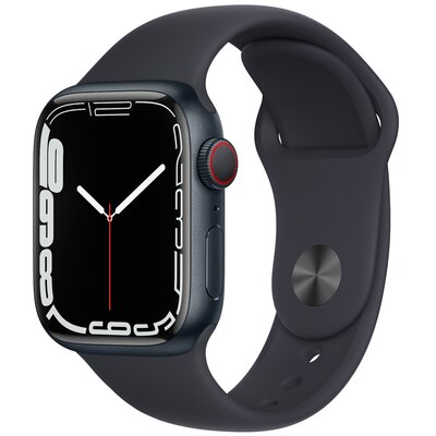 Apple Watch 7 LTE 41mm Midnight Aluminum/Midnight Sport
