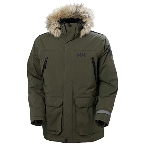 Helly Hansen Męska kurtka Reine Parka Reine Parka, Zielony użyteczny, S