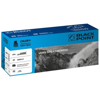 Black Point BlackPoint toner LCBPX6600C zastępuje Xerox 106R02233 niebieski LCBPX6600M