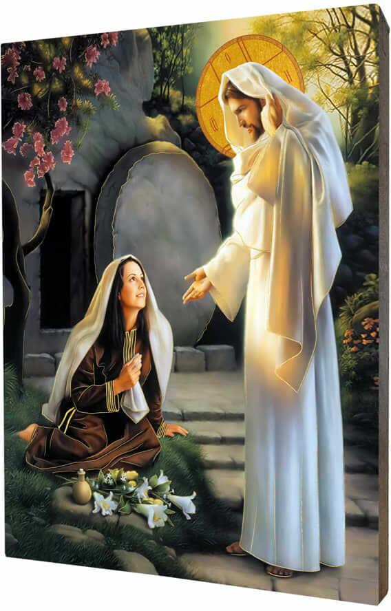 Art christiana Ikona Chrystus Zmartwychwstały, nowoczesna ikona religijna ACHI127