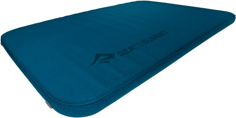 SEA TO SUMMIT Comfort Deluxe S.I. Mat Double, niebieski 2021 Maty termoizolacyjne ASM2065-01221607