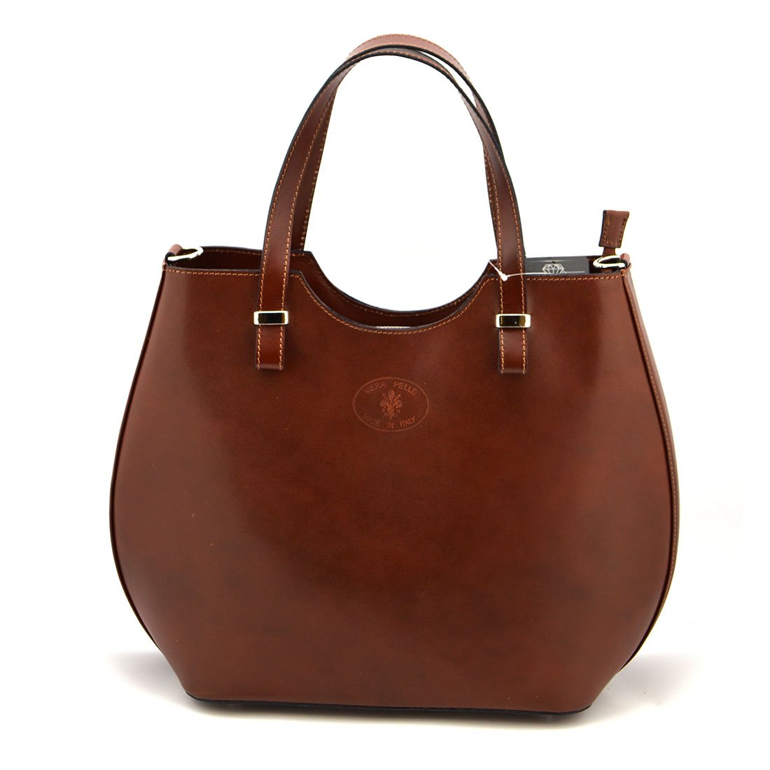 Elegancka duża skórzana shopperka vp391l