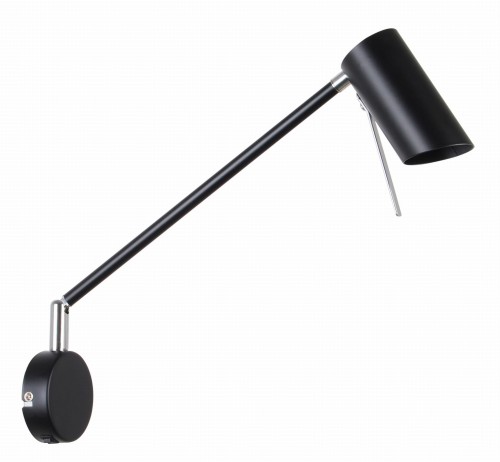 Candellux Lighting kinkiet z wysięgnikiem czarny MILLY 21-73884 lampa ścienna z włącznikiem do czytania 21-73884