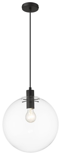 Light Prestige Puerto wisząca duża czarna LP-004/1P L BK