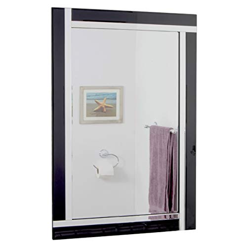 Nowe pojedyncze fazowane weneckie lustro ścienne 68 x 58 cm 2 stopy 3 x 1 stopy 11