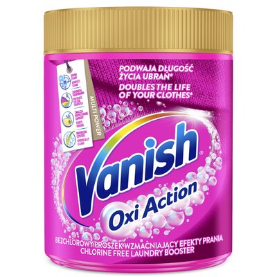 Vanish Oxi Action odplamiacz do tkanin w proszku 470g