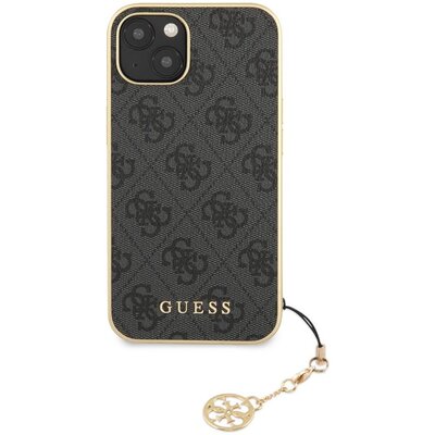 Guess Etui 4G Charms do Apple iPhone 13 Pro Szary | GUHCP13LGF4GGR