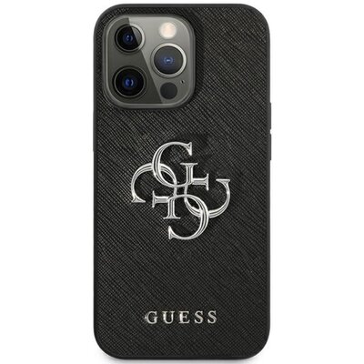 Guess Etui Saffiano do Apple iPhone 13 Pro Czarny | GUHCP13LSA4GSBK