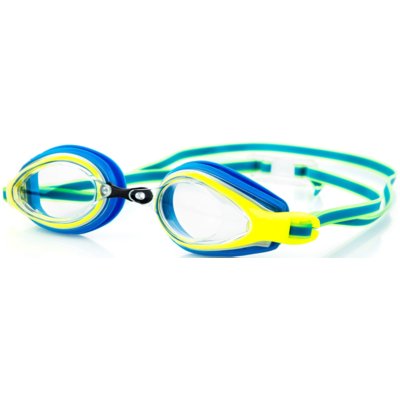 Spokey Okulary pływackie Kobra Niebiesko-żółty