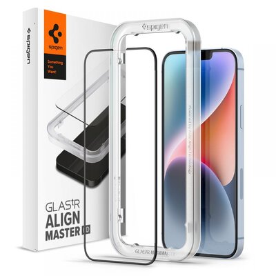 Spigen Szkło hartowane ALM Glass FC do Apple iPhone 13/13 Pro Czarny