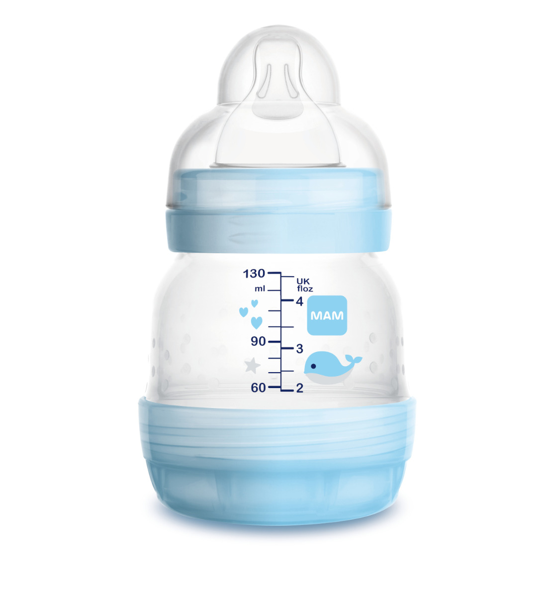 MAM Baby Anti-Colic butelka antykolkowa 0m+ niebieska 130 ml 9098457
