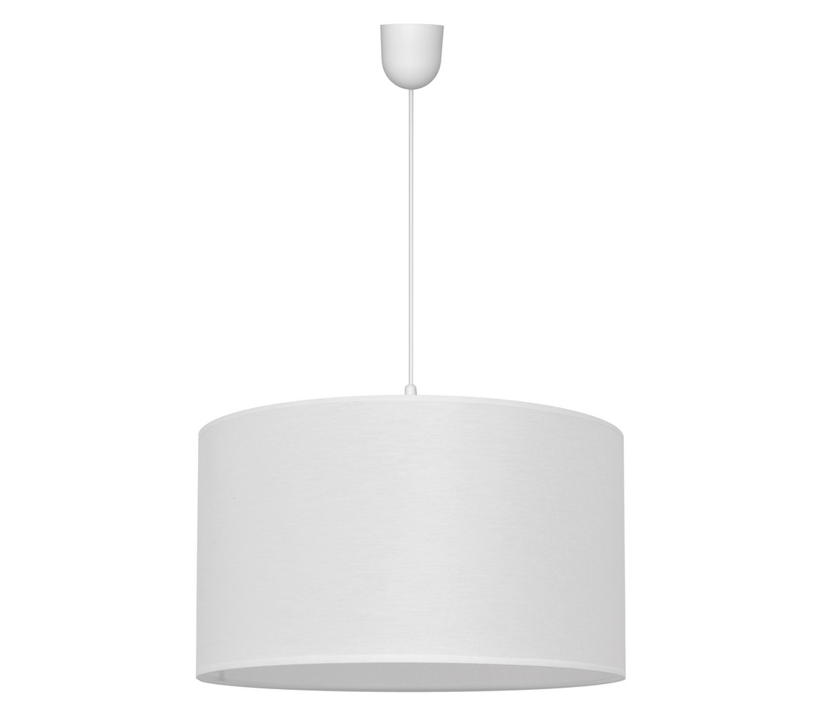 Żyrandol na lince ALBA 1xE27/60W/230V śr. 45 cm biały