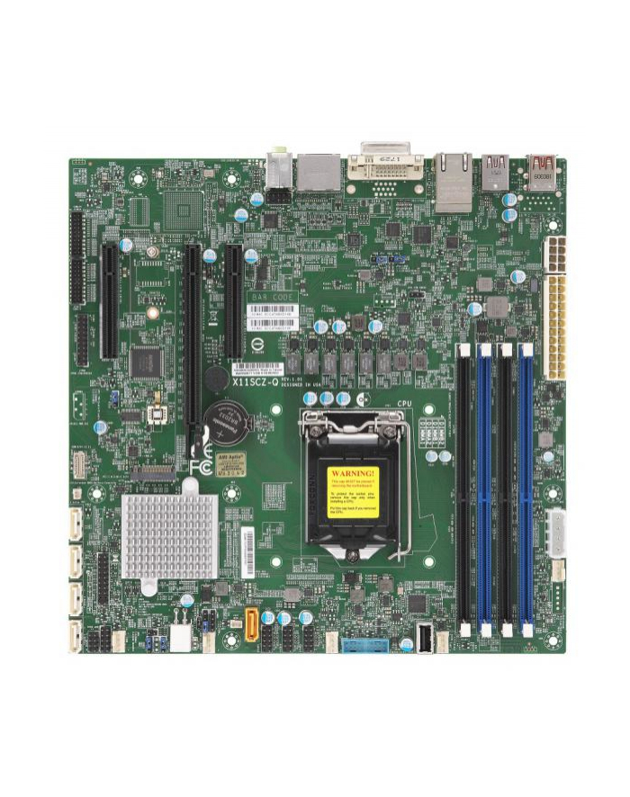 SUPERMICRO MBD-X11SCZ-Q-O LGA-1151 DDR4 2xGbE mATX