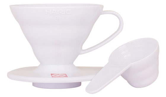 Hario Plastikowy Drip V60-01 - BIAŁY