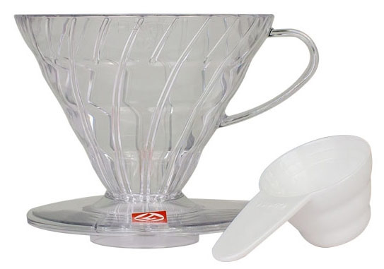 Hario Plastikowy Drip V60-02 - CLEAR