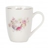 Clayre & Eef Porcelanowe Kubki w Kwiaty A FROMU